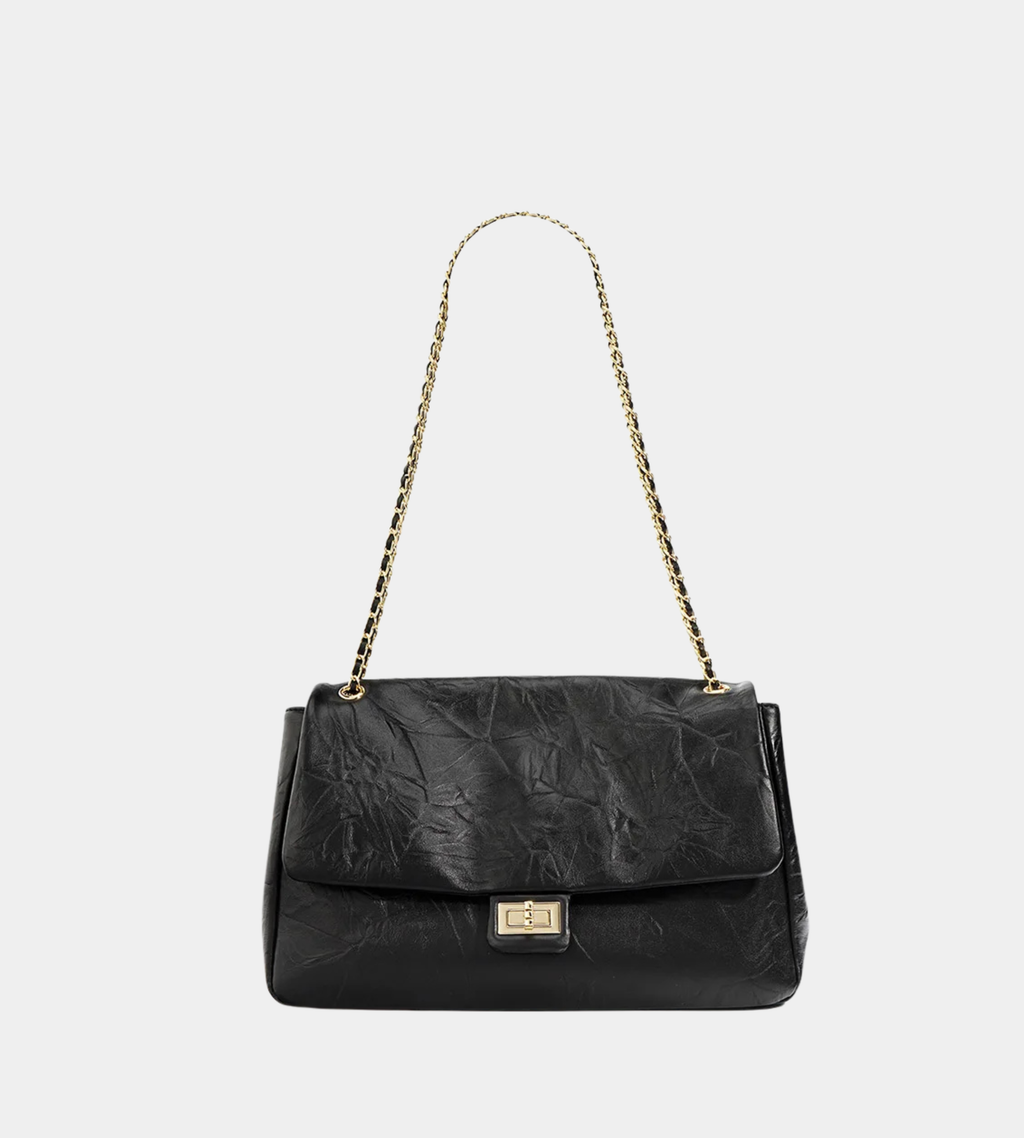 Vintage Saddle Shape Leather Purse