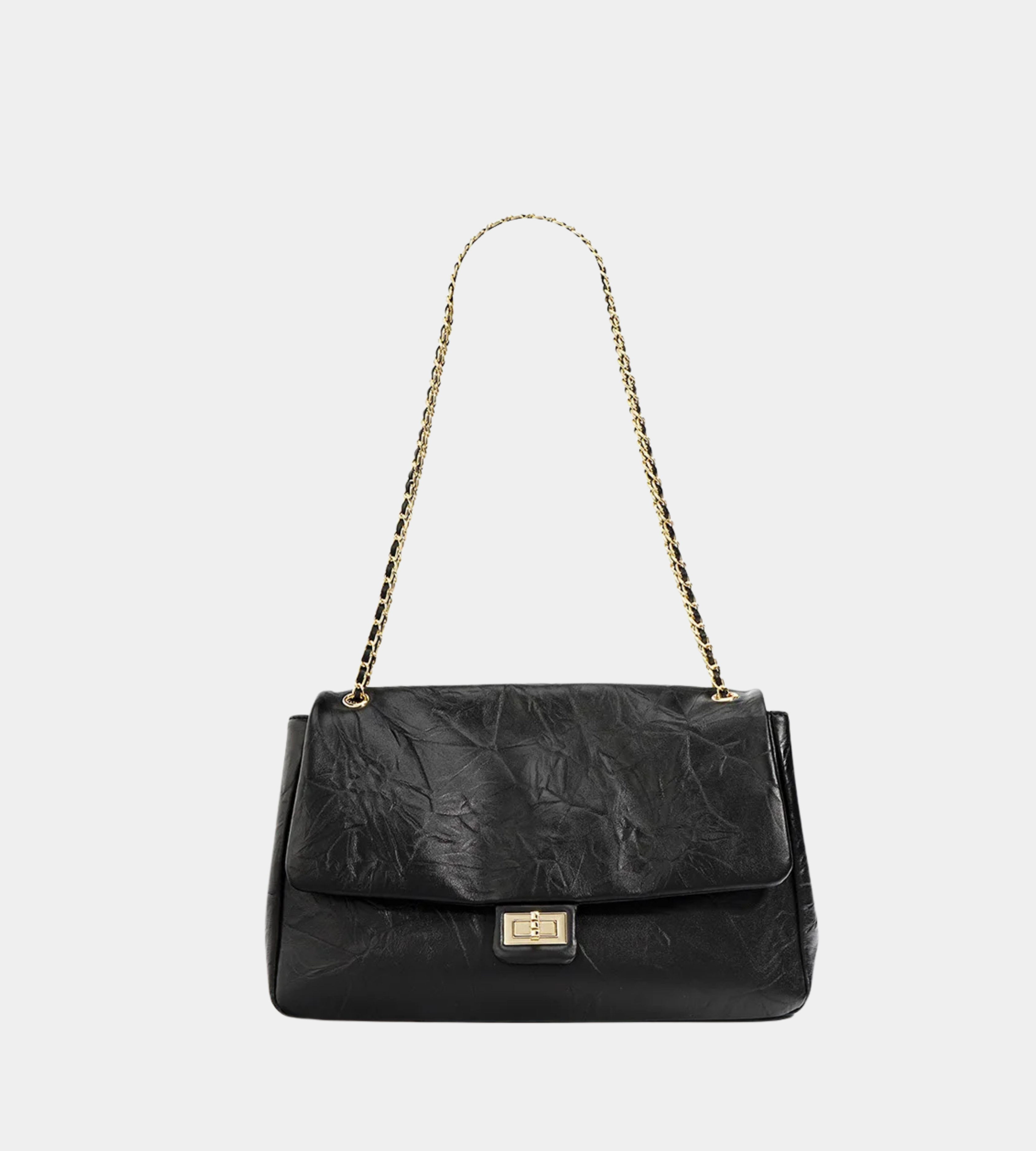 Vintage Saddle Shape Leather Purse