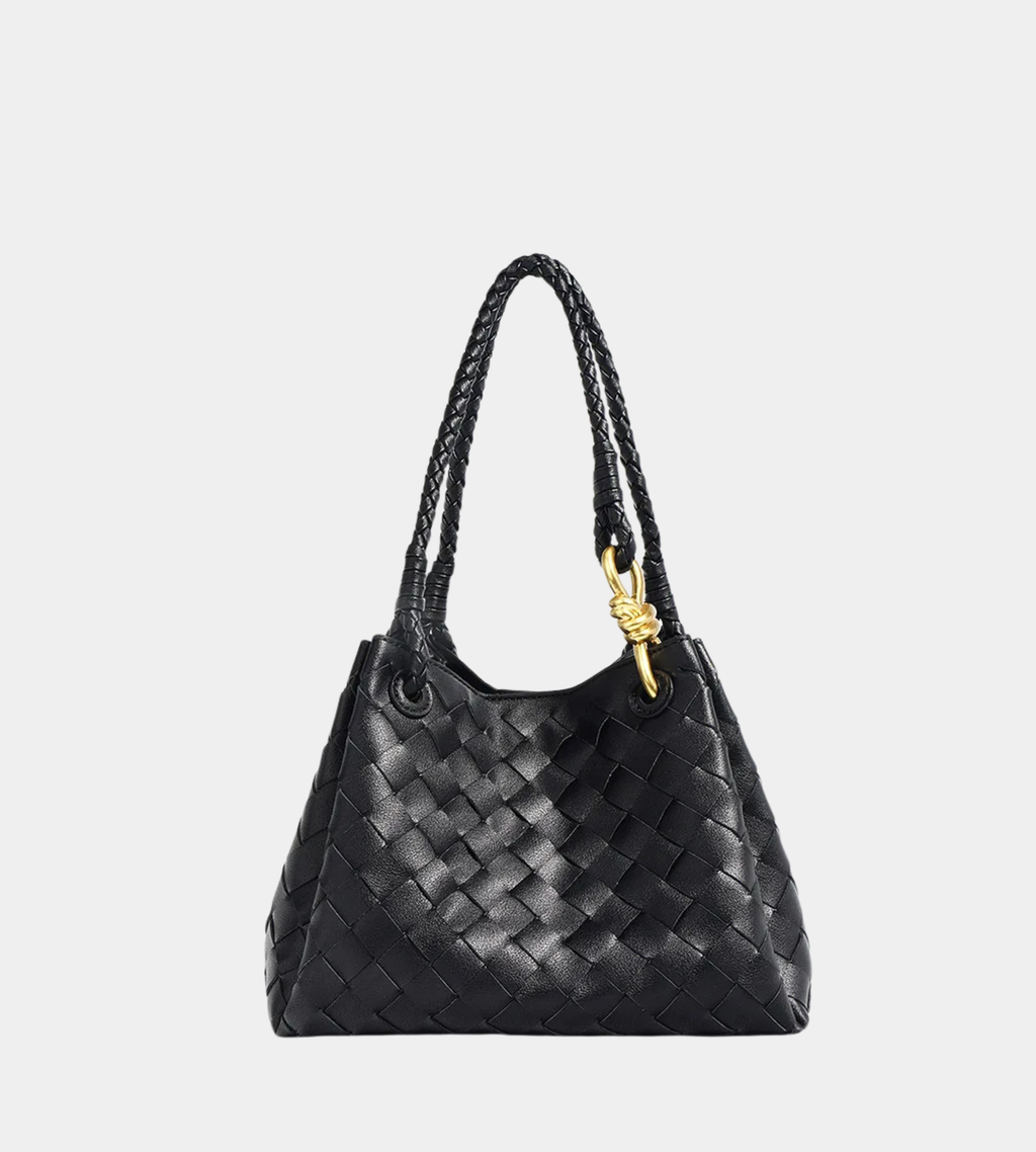 BOTTEGA VENETA Parachute small intrecciato leather shoulder bag