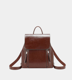 Leather Travel Backpack Purse