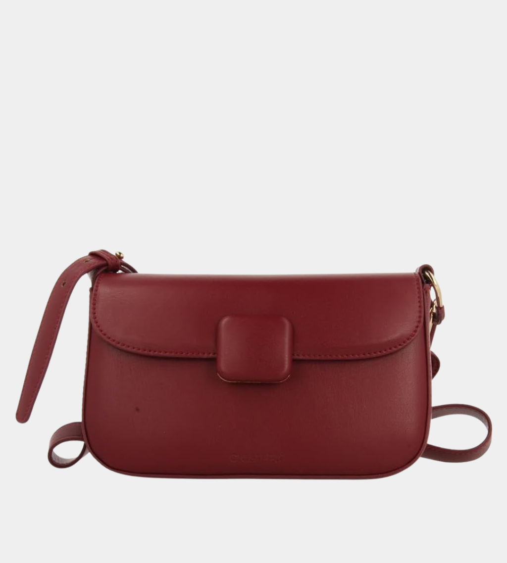 French Texture Chain Square Bag