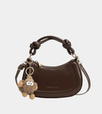Doll-Decor Dumpling Shoulder Bag