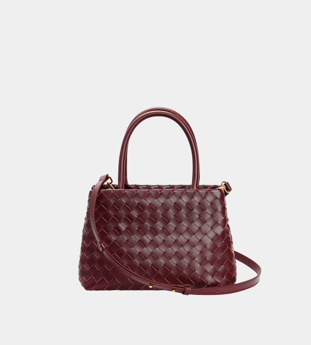 Handwoven Genuine Leather Crossbody Bag