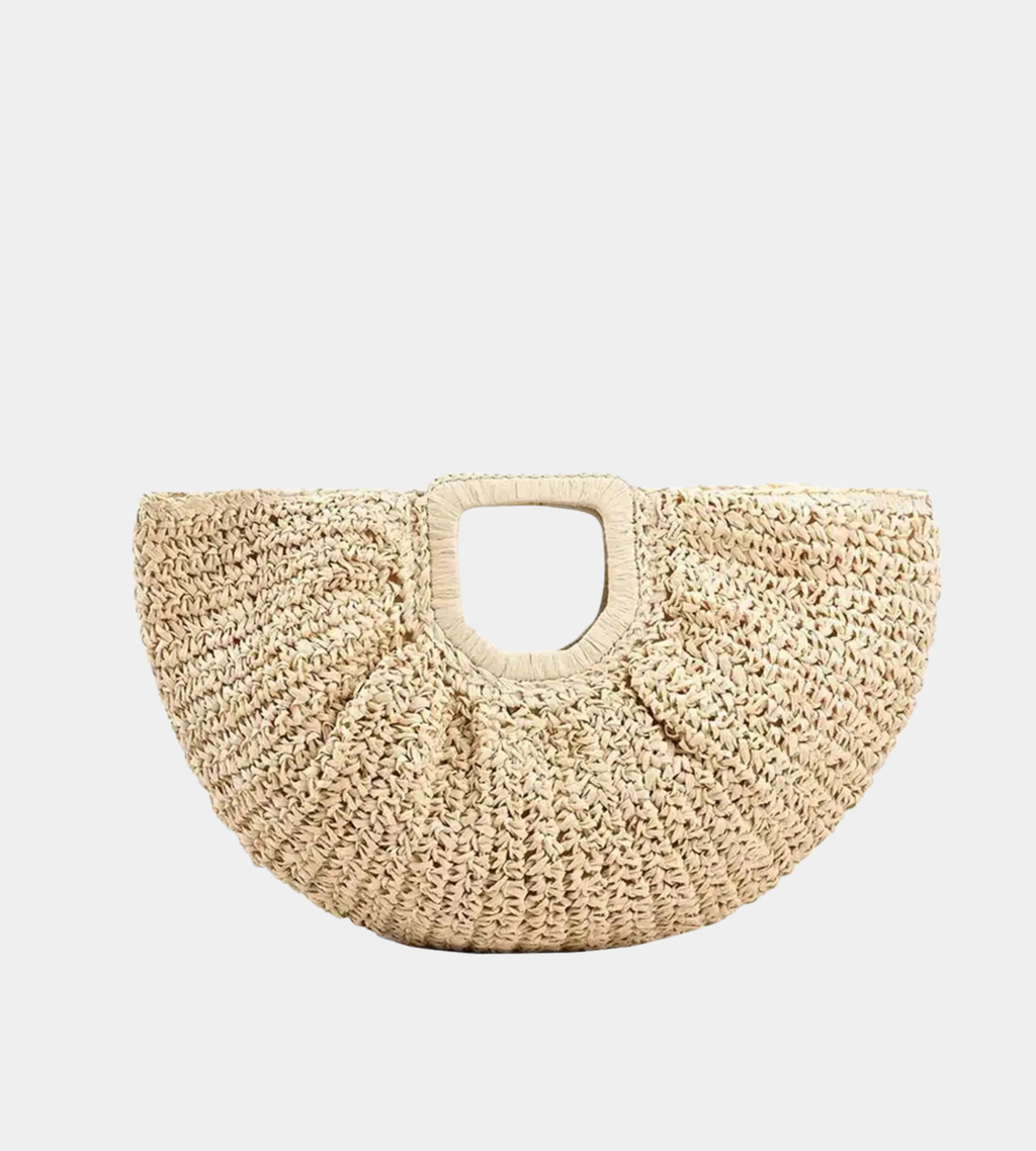 Artisan Paper Weave Hobo Bag