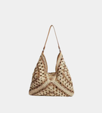 Paper Woven Hobo Shoulder Bag