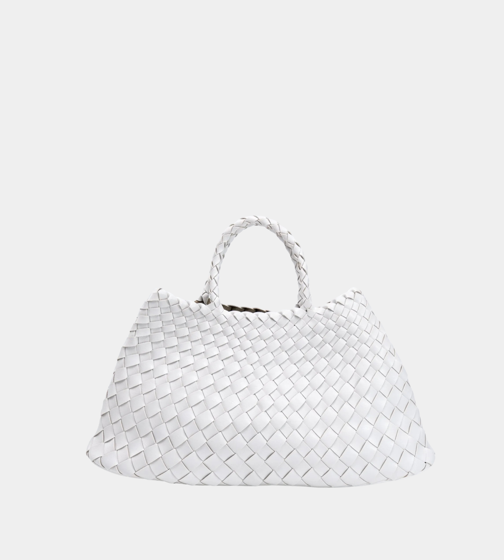 Woven PU Tote Handbag