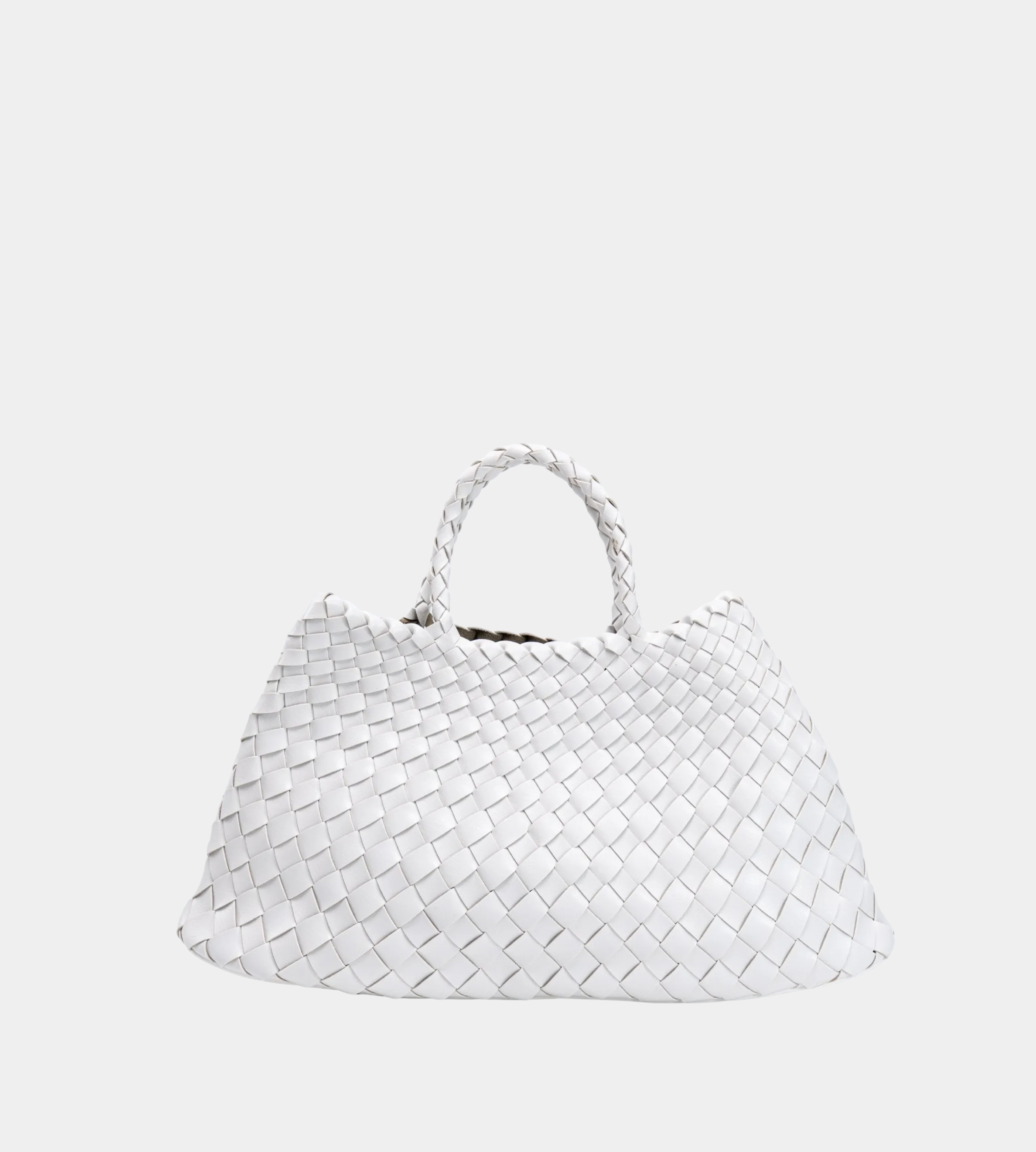 Woven PU Tote Handbag