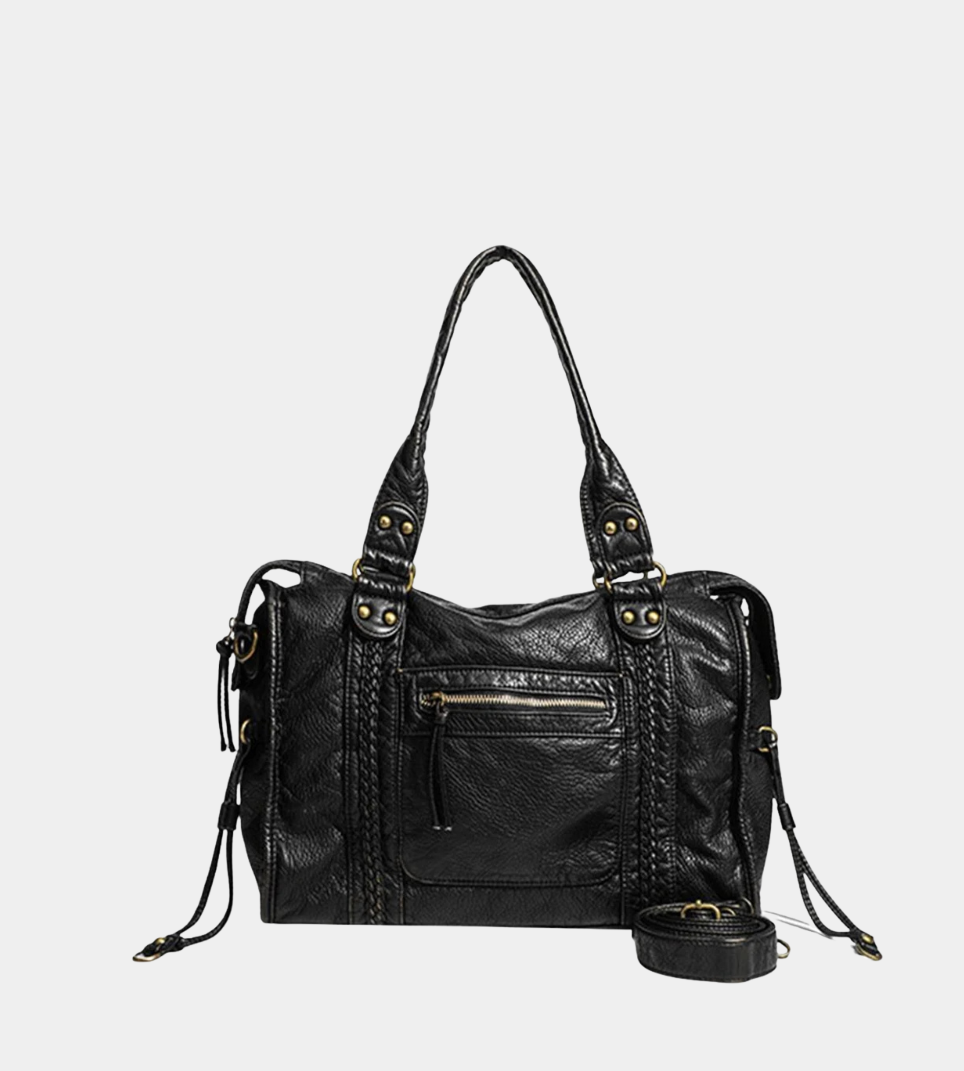 Utility Pocket Bucket Shoulder Bag