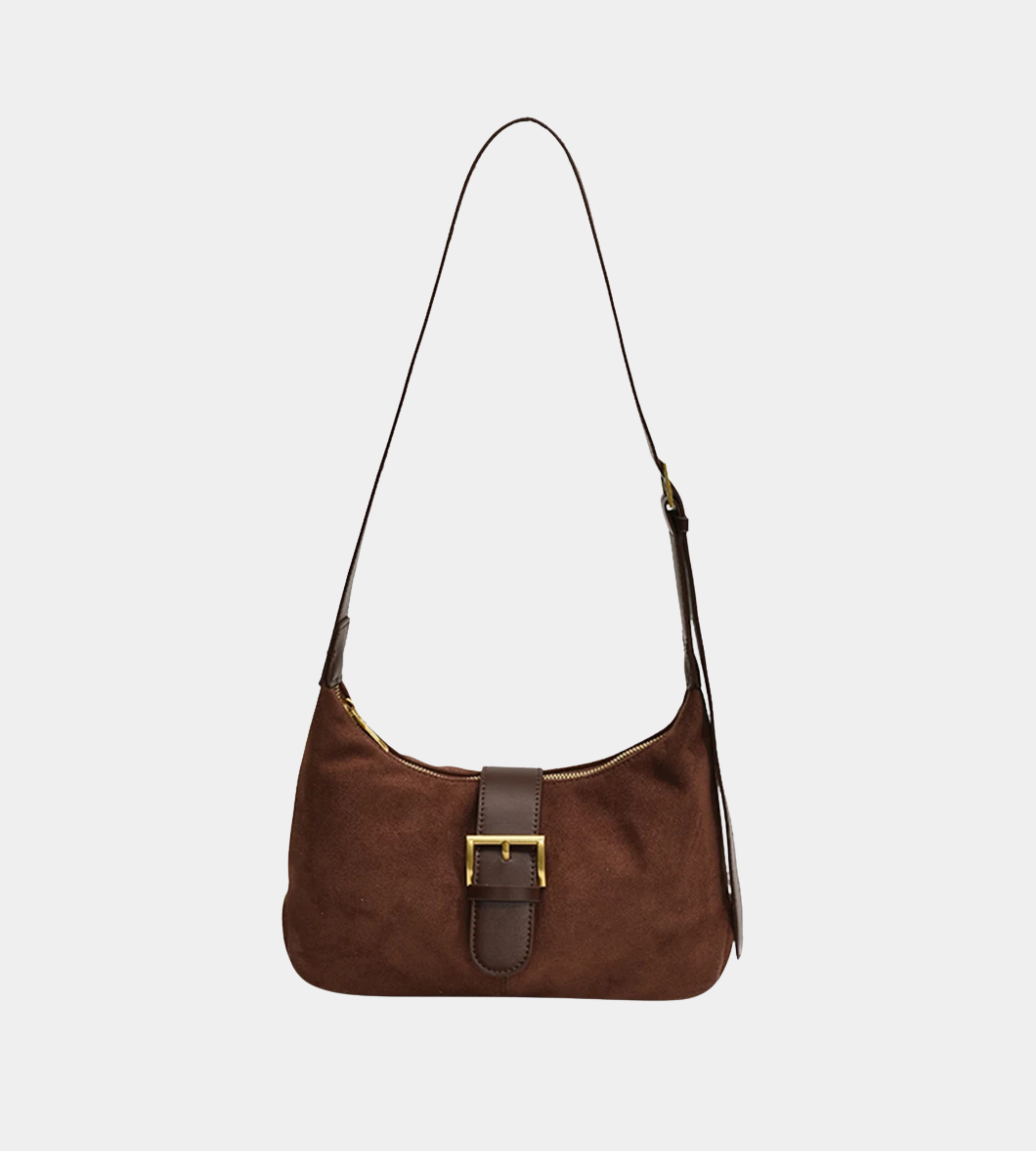 Crescent Slouchy Suede Hobo Bag