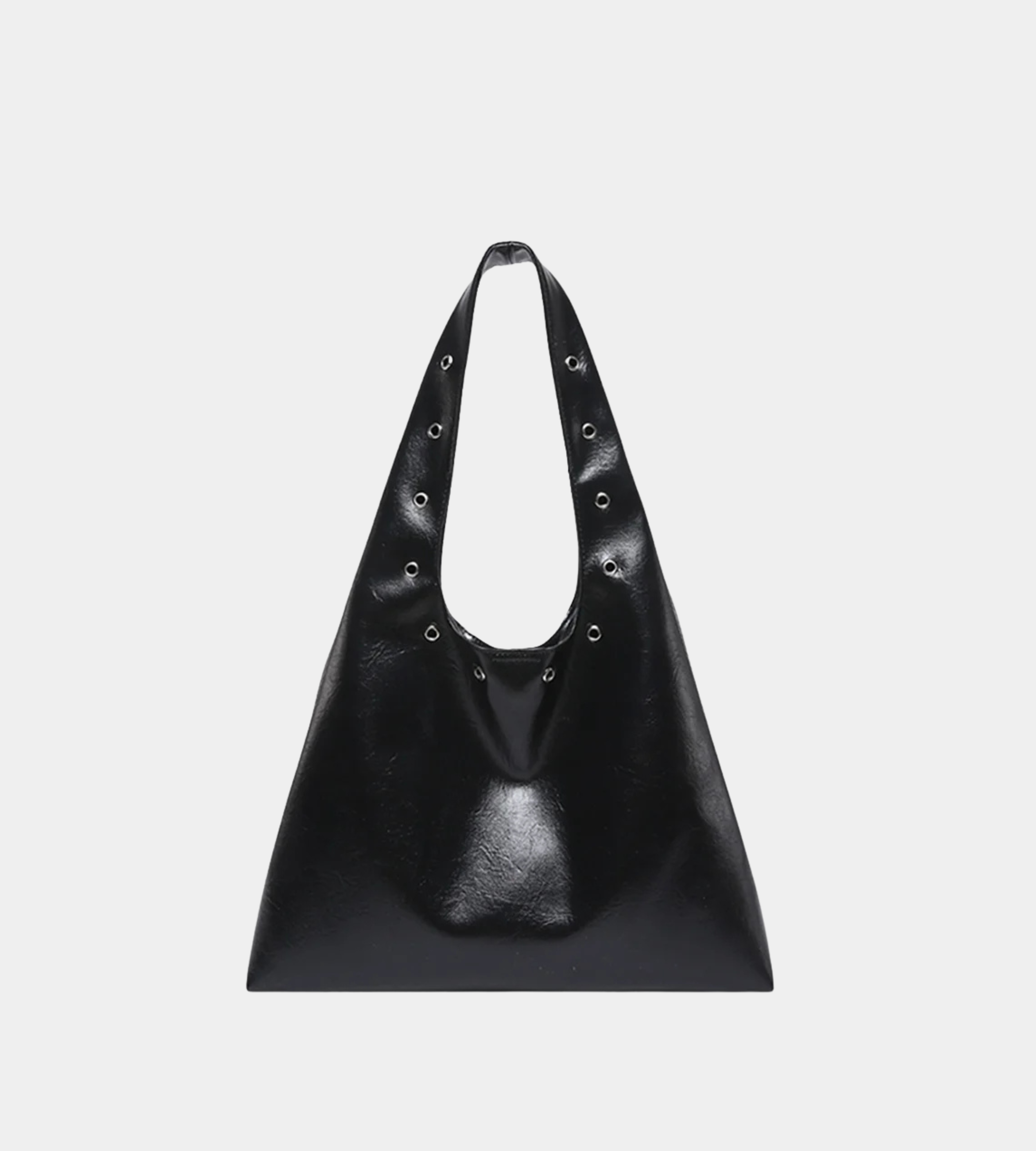 Slouchy Magnetic Closure Tote Bag